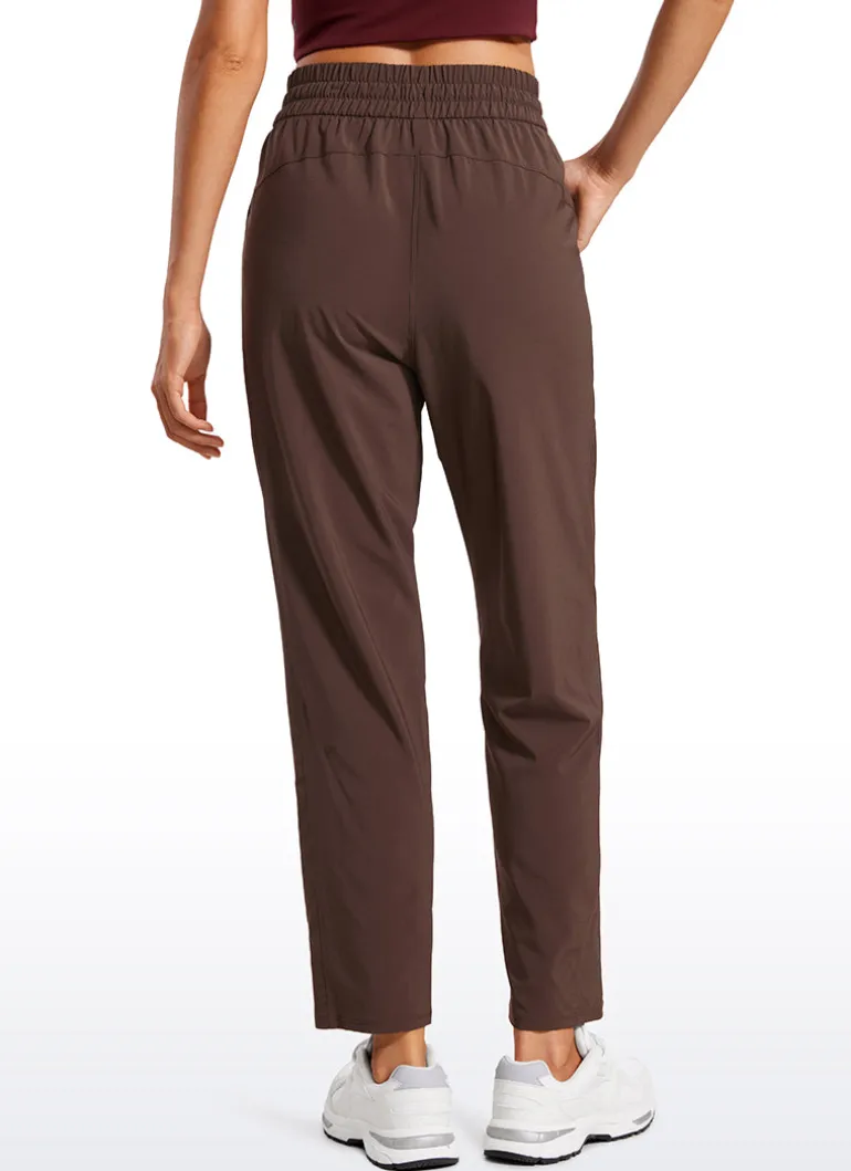 Feathery-Fit Soft Casual Workout Pants with Pockets 27"