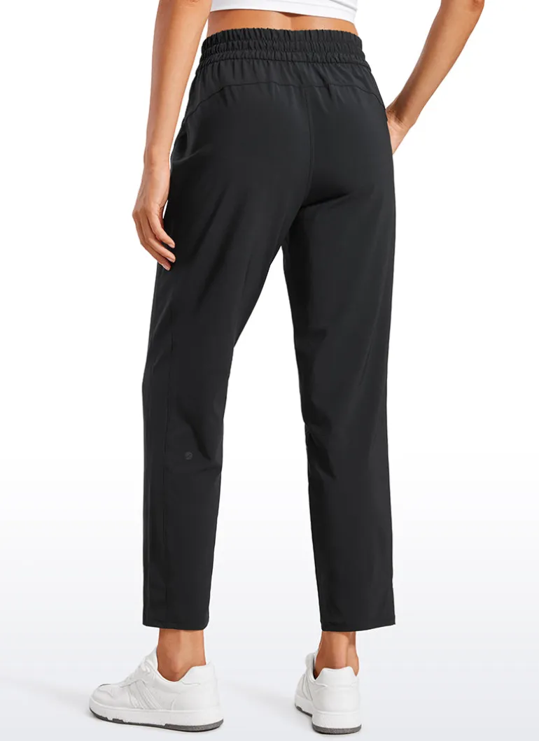 Feathery-Fit Soft Casual Workout Pants with Pockets 27"