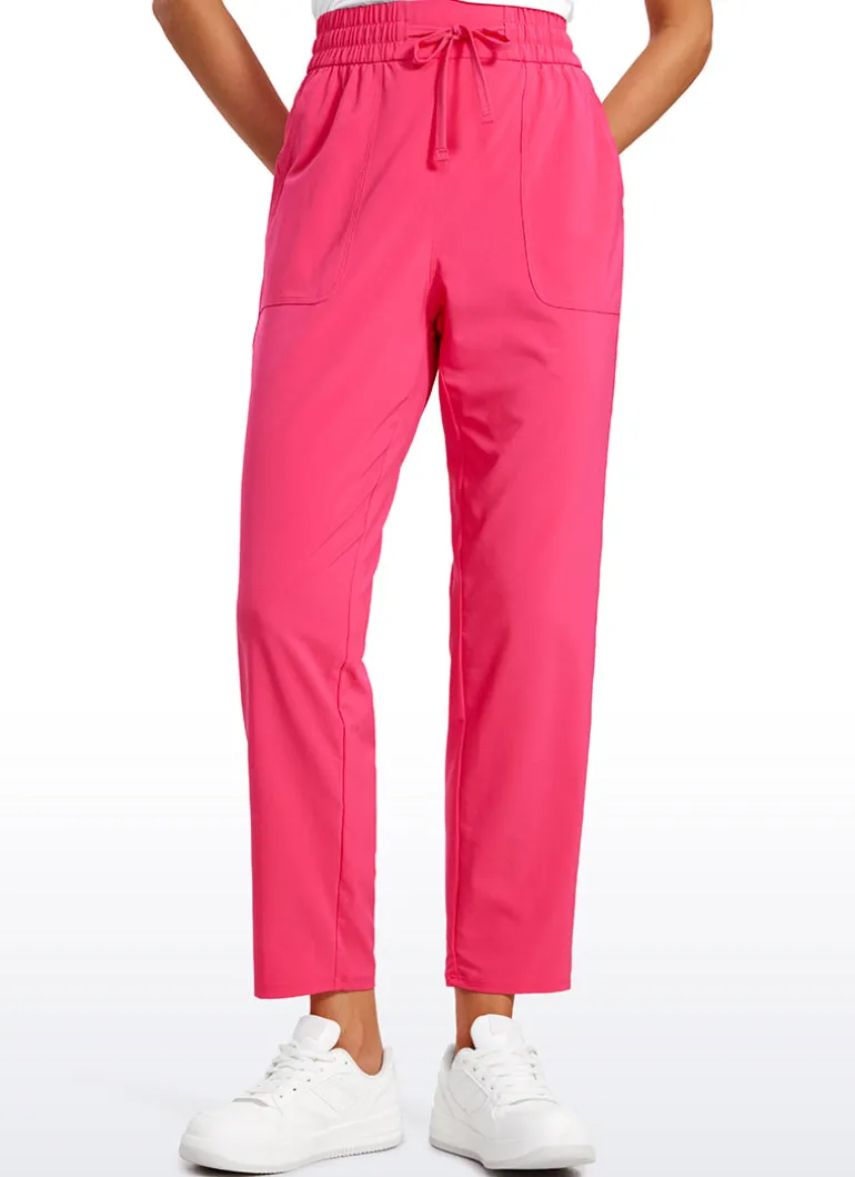 Feathery-Fit Soft Casual Workout Pants with Pockets 27"