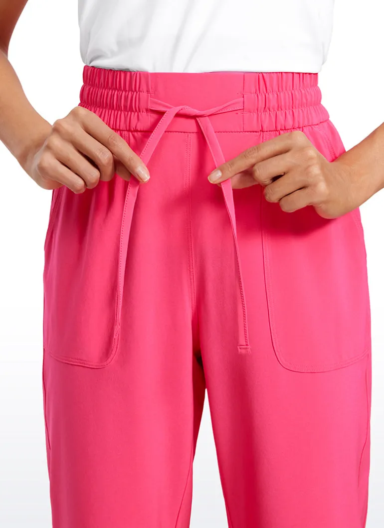 Feathery-Fit Soft Casual Workout Pants with Pockets 27"