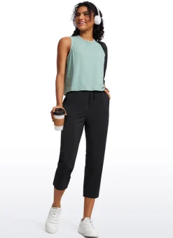 Feathery-Fit Soft Crop Pocket Pant 23''
