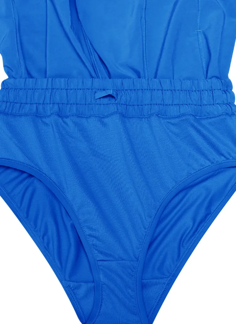 Feathery-Fit Soft Girls Mesh Liner Shorts with Zip Pockets
