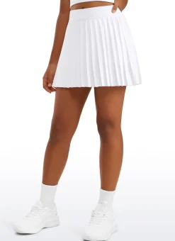 Feathery-Fit Soft Girls Pleated Skirts