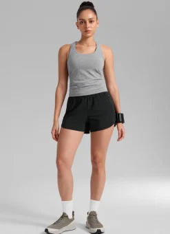 Feathery-Fit Soft High Rise Lined Shorts 3''