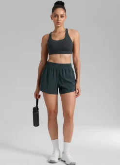 Feathery-Fit Soft High Rise Lined Shorts 3''