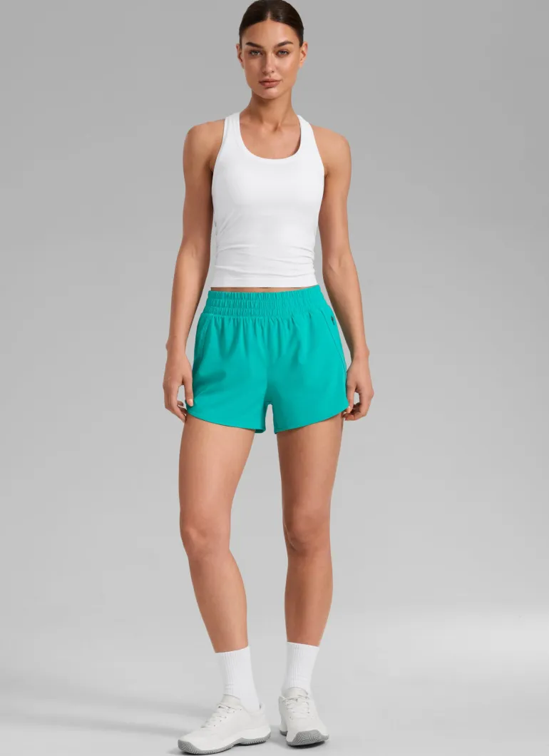 Feathery-Fit Soft High Rise Lined Shorts 3''