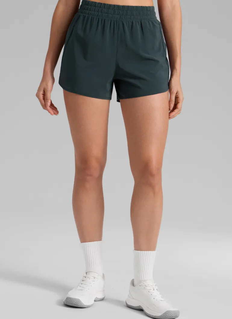 Feathery-Fit Soft High Rise Lined Shorts 3''