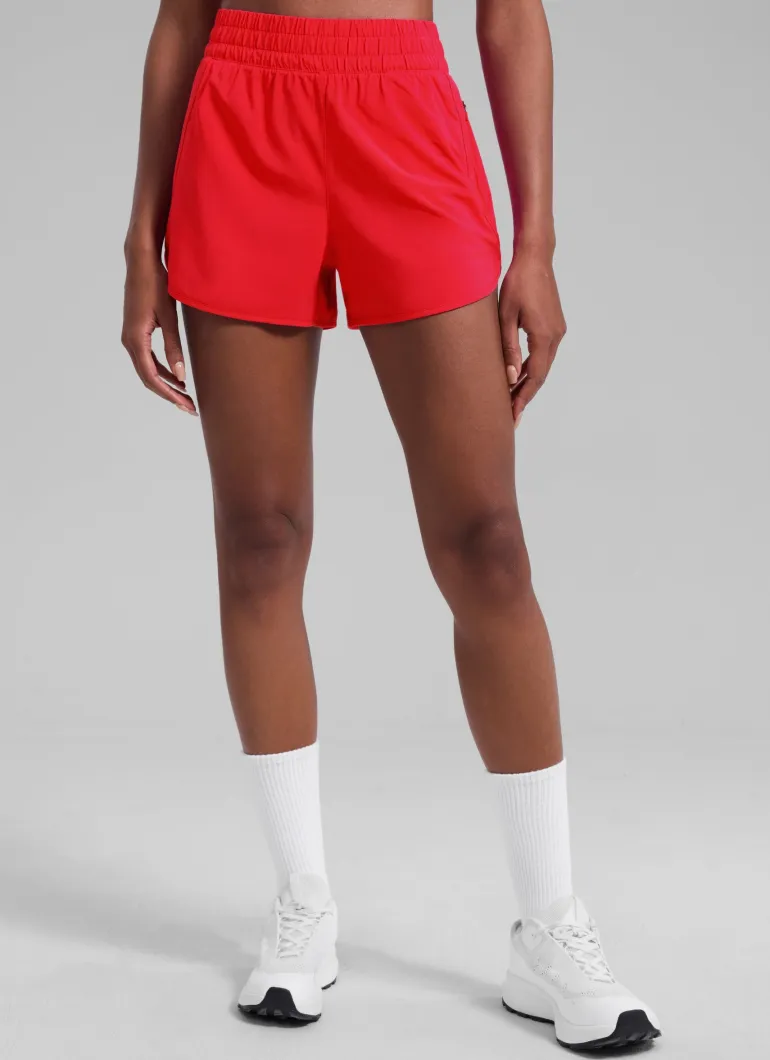 Feathery-Fit Soft High Rise Lined Shorts 3''