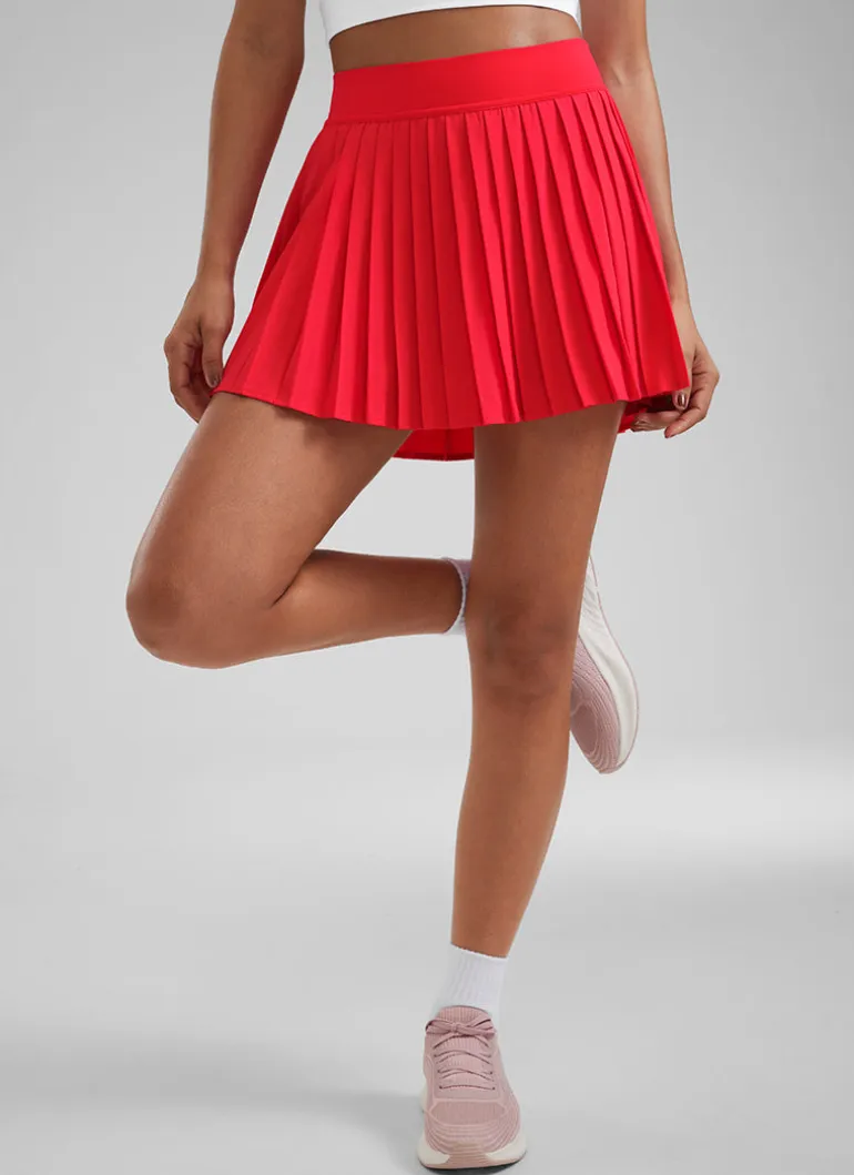 Feathery-Fit Soft High Rise Pleated Skirt 14''