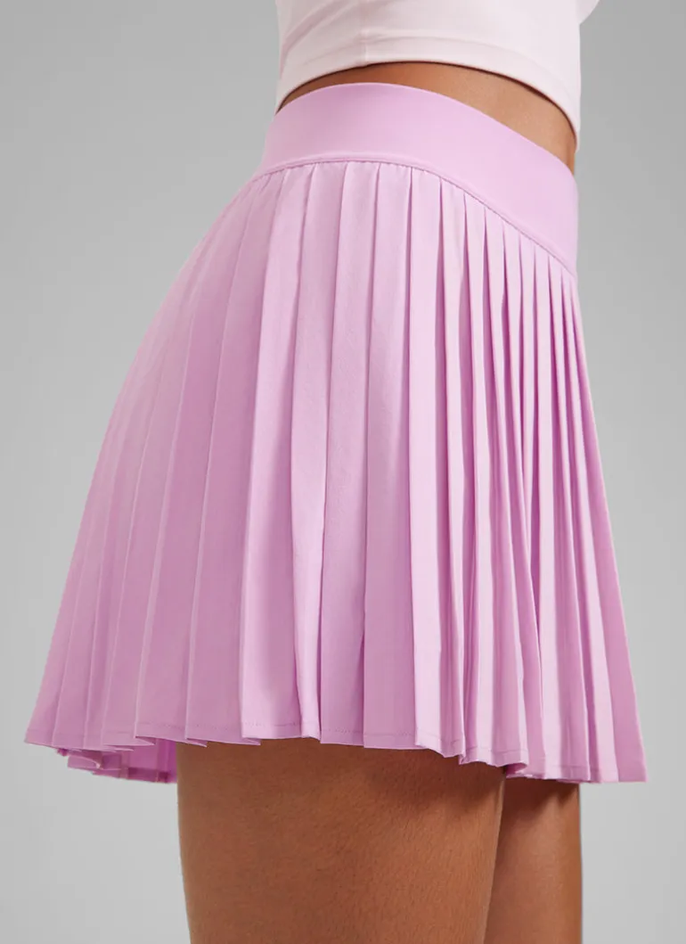 Feathery-Fit Soft High Rise Pleated Skirt 14''