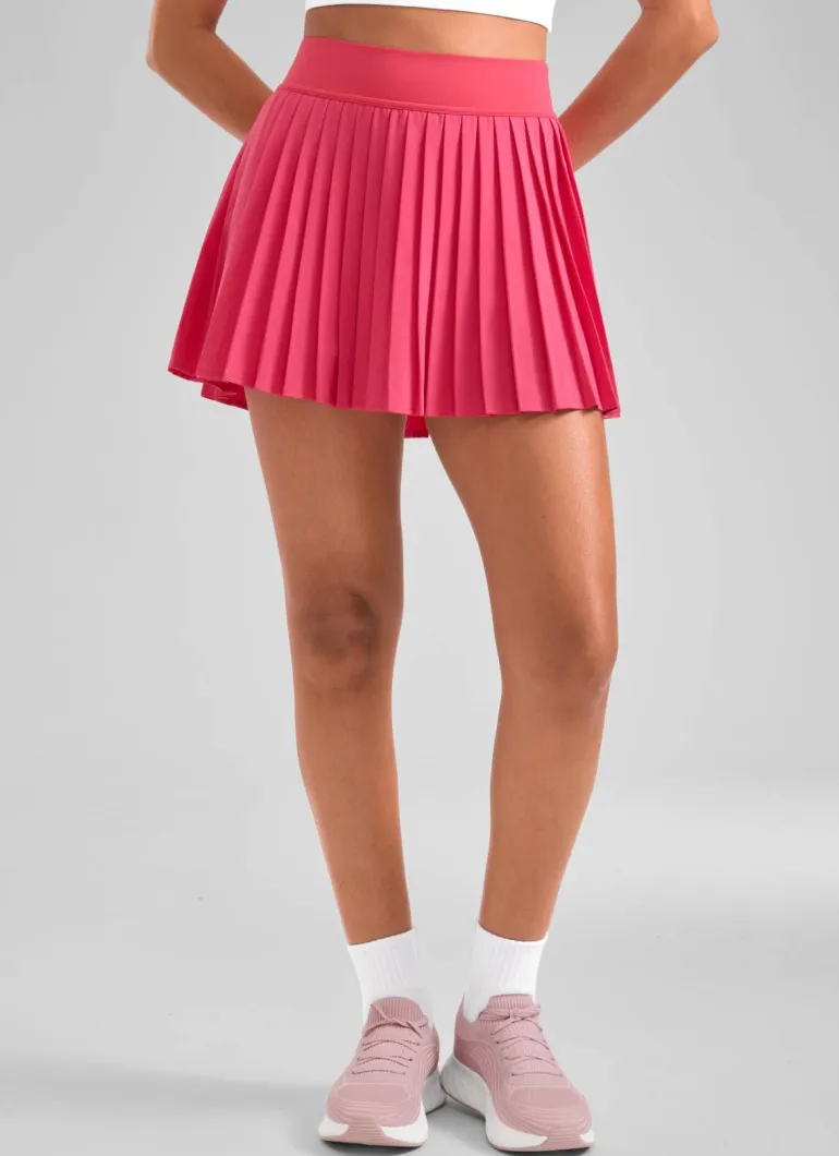 Feathery-Fit Soft High Rise Pleated Skirt 14''