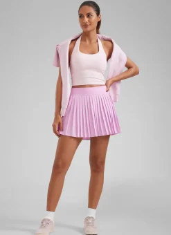 Feathery-Fit Soft High Rise Pleated Skirt 14''