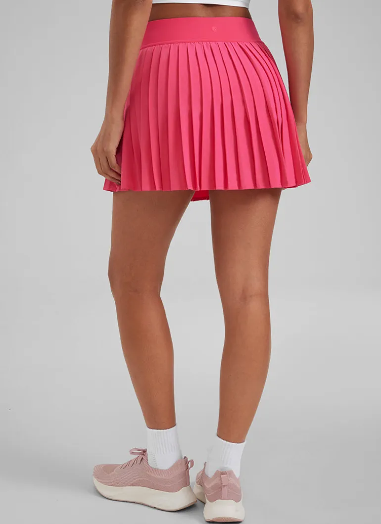 Feathery-Fit Soft High Rise Pleated Skirt 14''