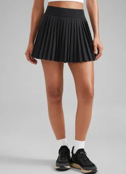 Feathery-Fit Soft High Rise Pleated Skirt 14''
