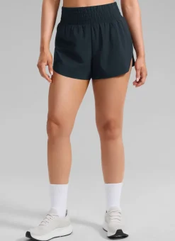 Feathery-Fit Soft High Split Dolphin Shorts 2.5"