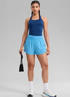 Feathery-Fit Soft High Split Dolphin Shorts 2.5