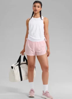 Feathery-Fit Soft High Split Dolphin Shorts 2.5