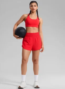 Feathery-Fit Soft High Split Dolphin Shorts 2.5
