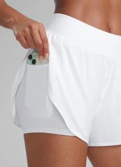 Feathery-Fit Soft 2 in 1 High Rise Shorts 3