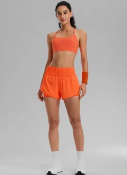 Feathery-Fit Soft 2 in 1 High Rise Shorts 3''