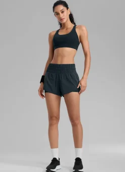 Feathery-Fit Soft 2 in 1 High Rise Shorts 3''