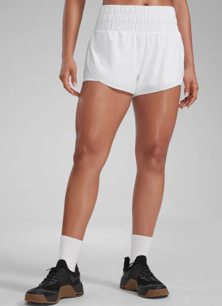 Feathery-Fit Soft 2 in 1 High Rise Shorts 3''