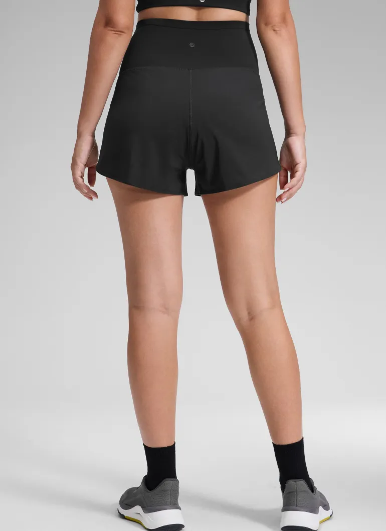 Feathery-Fit Soft 2 in 1 Maternity Shorts 3''