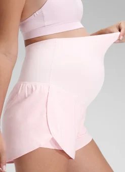 Feathery-Fit Soft 2 in 1 Maternity Shorts 3''