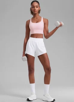 Feathery-Fit Soft Lined Mid Rise Shorts 4''