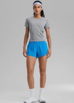 Feathery-Fit Soft Lined Zip Pocket Shorts 2.5''