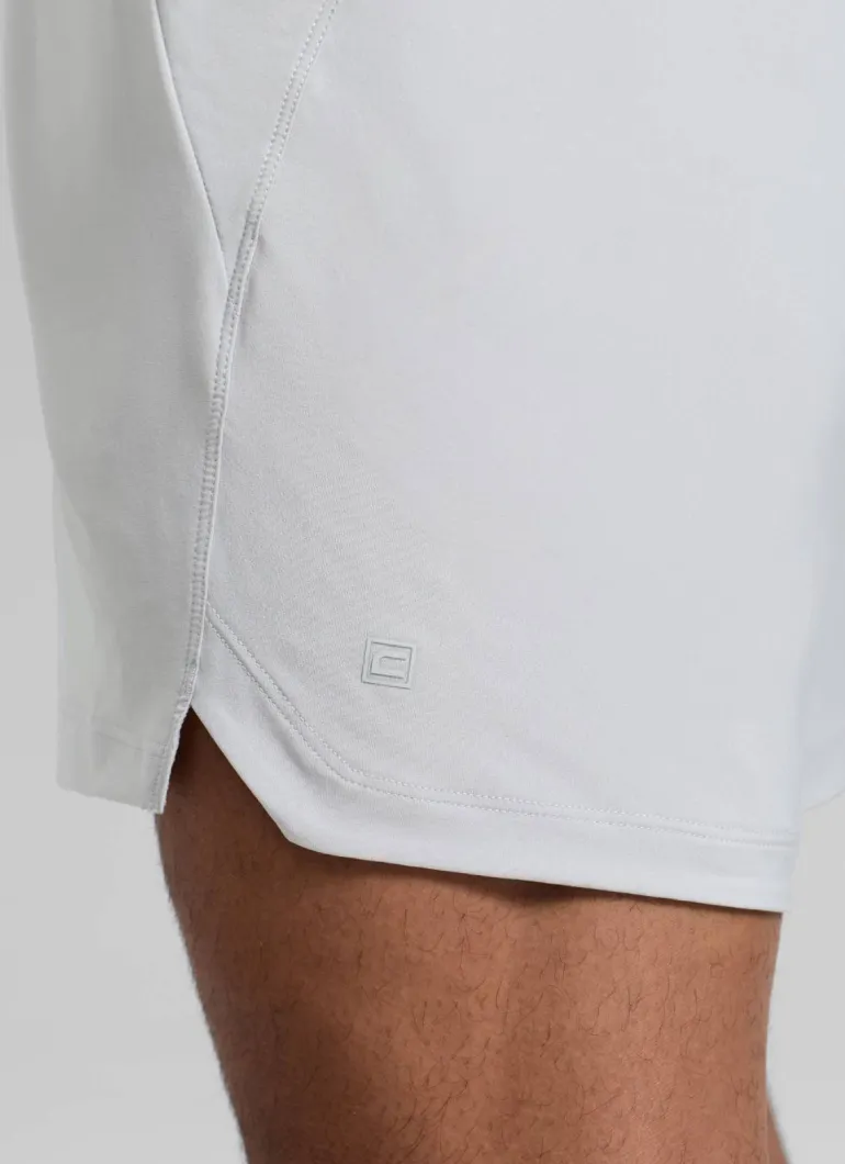 Feathery-Fit Soft Linerless Split Shorts 7"