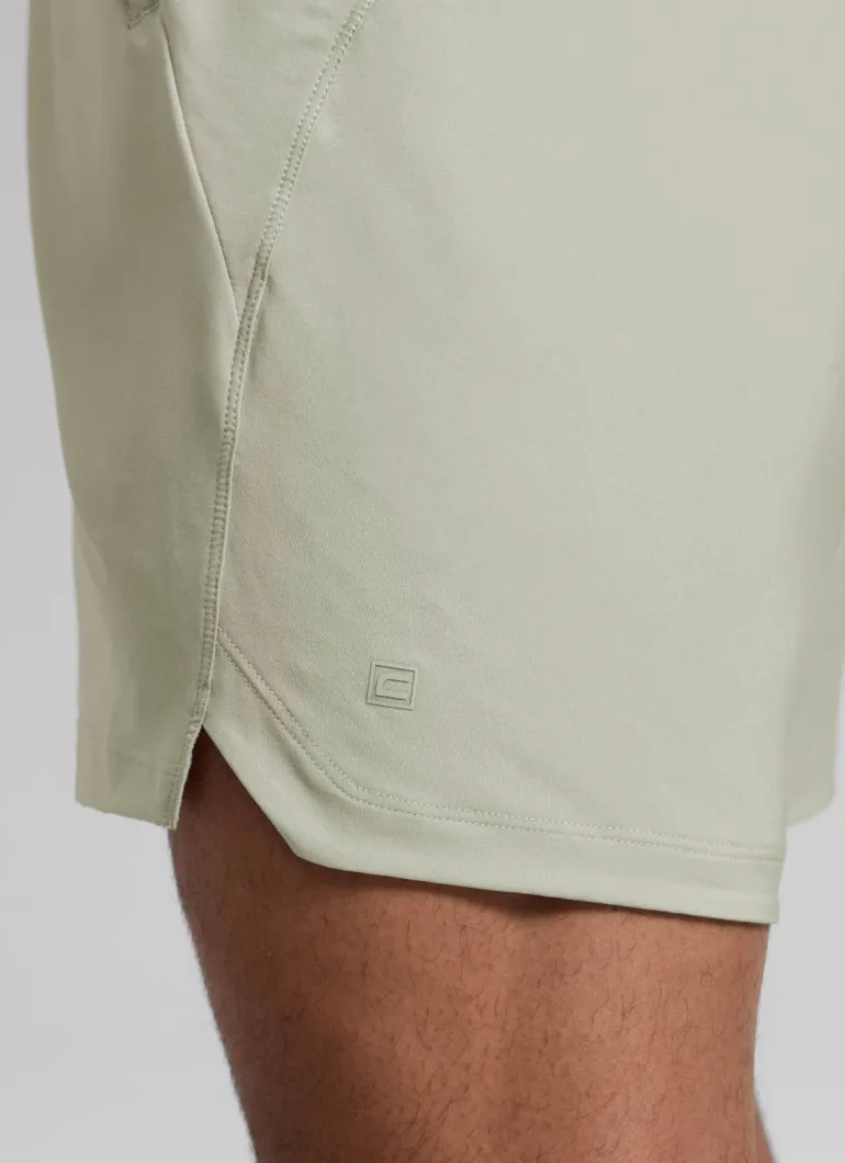Feathery-Fit Soft Linerless Split Shorts 7"