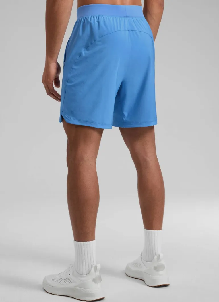 Feathery-Fit Soft Linerless Split Shorts 7"
