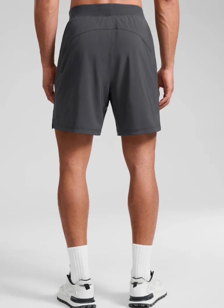 Feathery-Fit Soft Linerless Split Shorts 7"