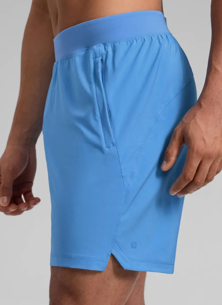 Feathery-Fit Soft Linerless Split Shorts 7"
