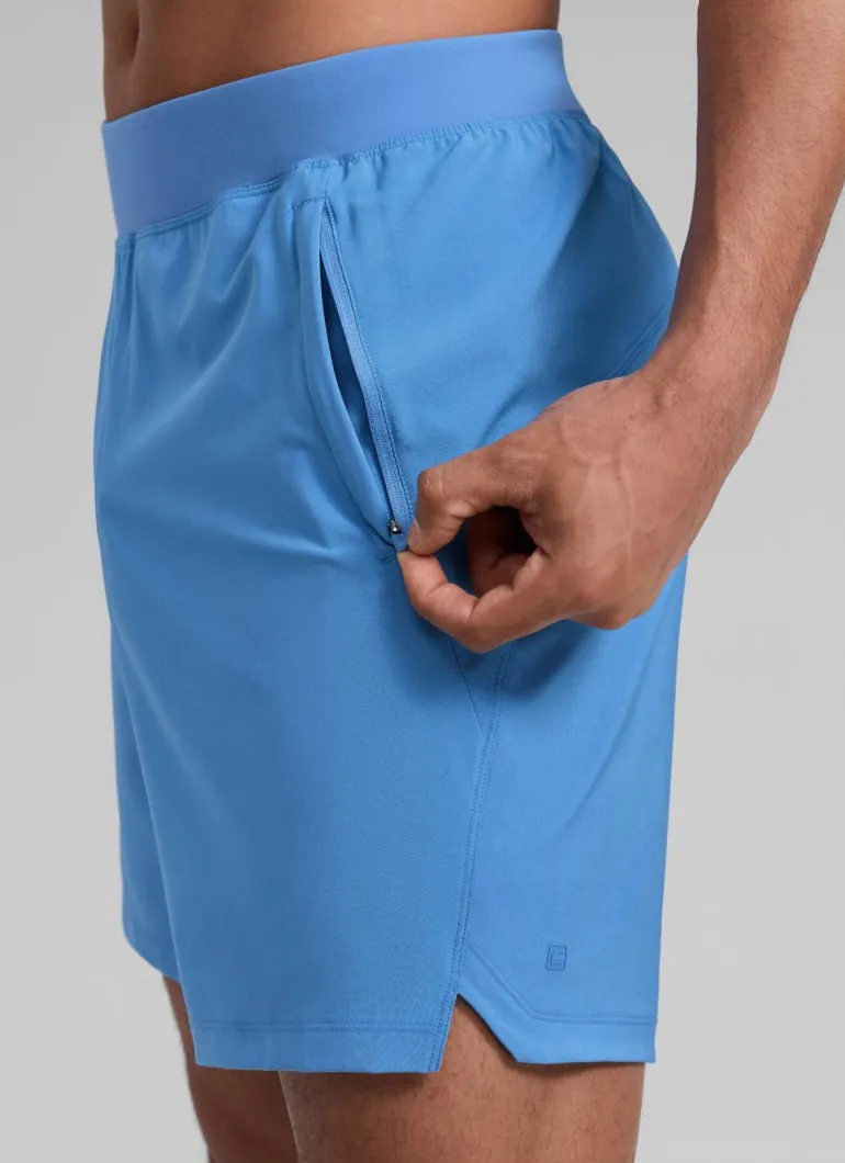 Feathery-Fit Soft Linerless Split Shorts 7"