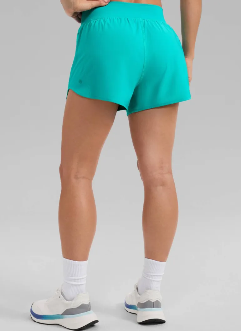 Feathery-Fit Soft Liner Zipper Pocket Shorts 3''
