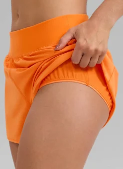 Feathery-Fit Soft Liner Zipper Pocket Shorts 3''