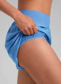 Feathery-Fit Soft Liner Zipper Pocket Shorts 3''