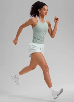 Feathery-Fit Soft Liner Zipper Pocket Shorts 3''