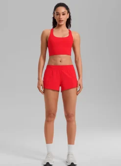 Feathery-Fit Soft Liner Zip Pocket Shorts 2.5''
