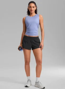 Feathery-Fit Soft Liner Zip Pocket Shorts 2.5''