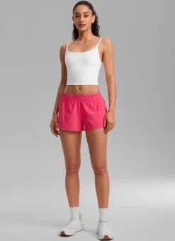 Feathery-Fit Soft Liner Zip Pocket Shorts 2.5''