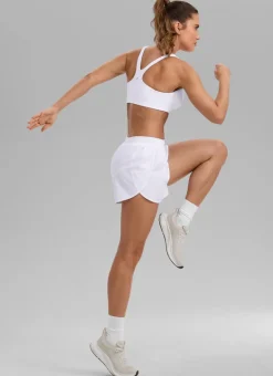 Feathery-Fit Soft Mid Rise Half Split Shorts 2.5''