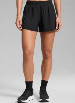 Feathery-Fit Soft Mid Rise Half Split Shorts 2.5''