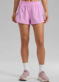 Feathery-Fit Soft Mid Rise Half Split Shorts 2.5''