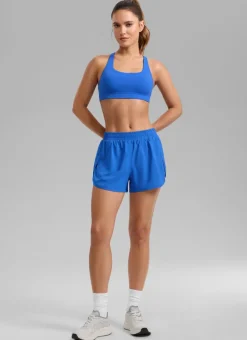 Feathery-Fit Soft Mid Rise Half Split Shorts 2.5''