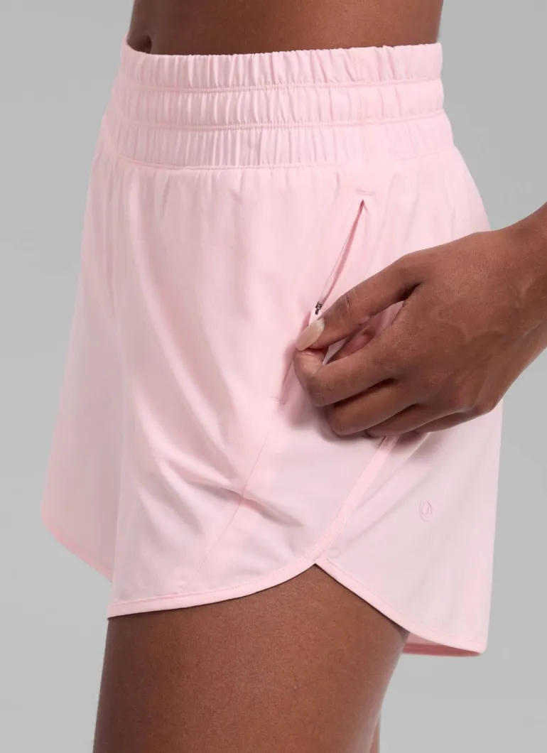 Feathery-Fit Soft Mid Rise Lined Shorts 5''