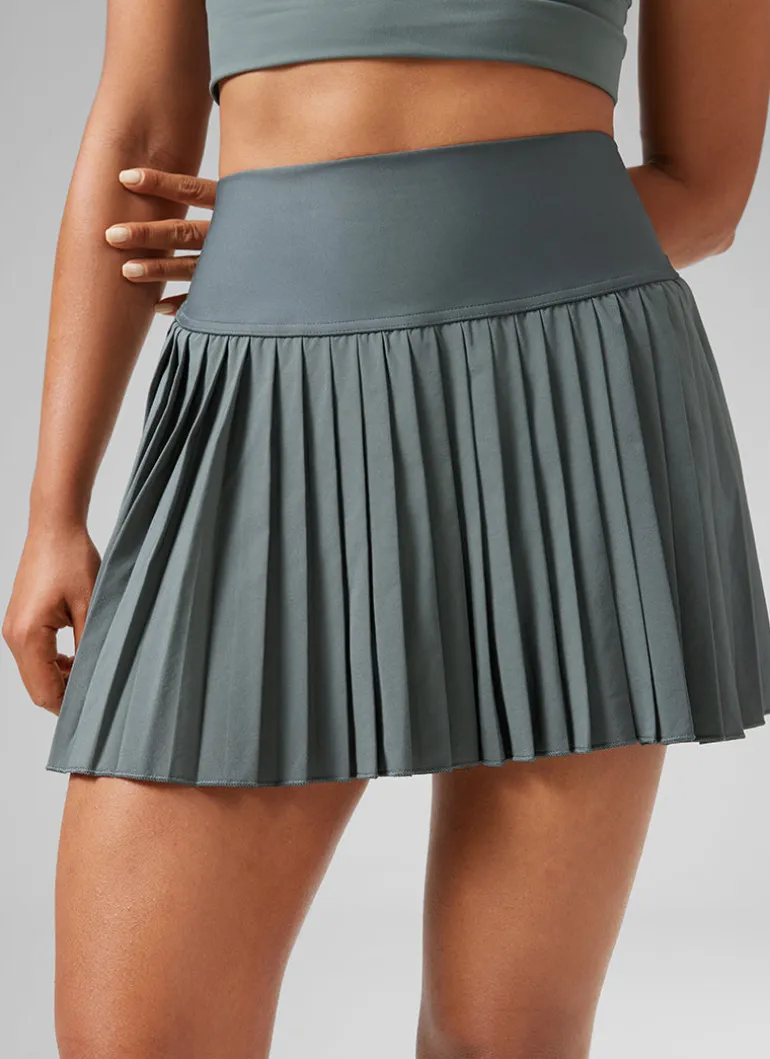 Feathery-Fit Soft Pleat High Rise Skirt 14''
