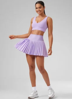 Feathery-Fit Soft Pleat High Rise Skirt 14''